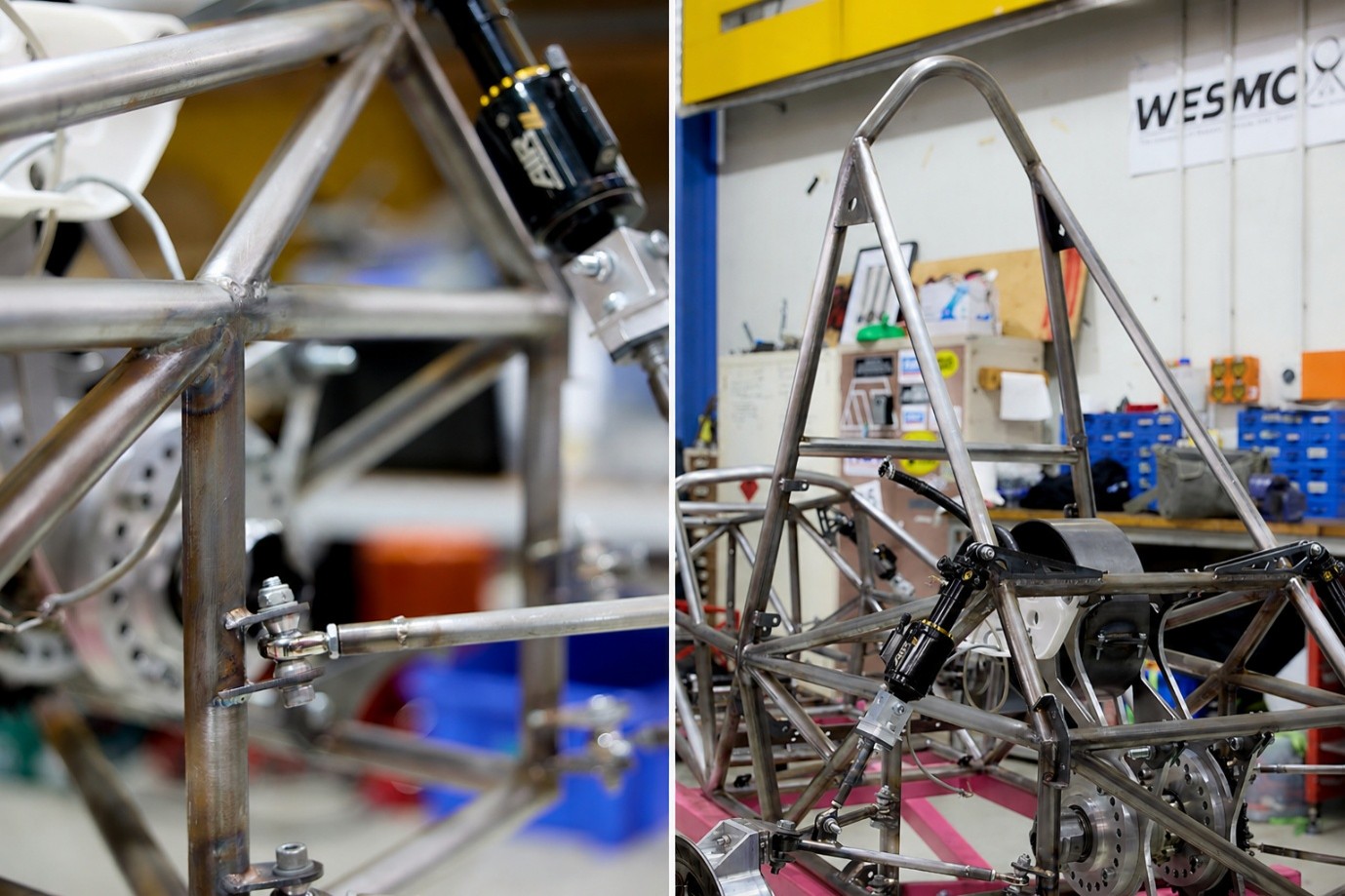 TIG-welded UltraTube RS high-strength steel tube joint showing consistent weld geometry and a controlled heat affected zone.